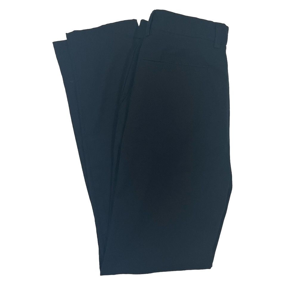 Androgynous Fox Blue Dress Pants Size 4 Missing Button Slacks‎ Unisex Workwear